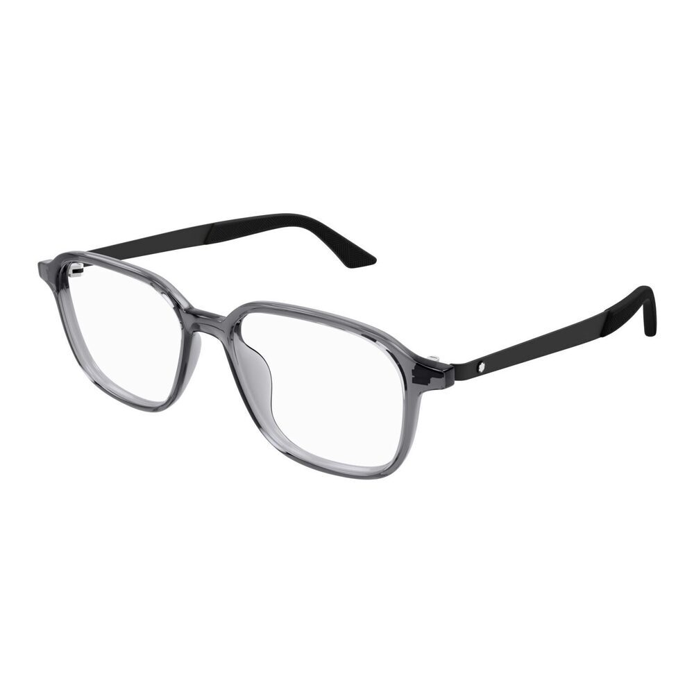 NWT Mont Blanc MB0335oA Grey Black 53mm Eyeglasses